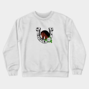 Horse Lovers Horseshoe Crewneck Sweatshirt